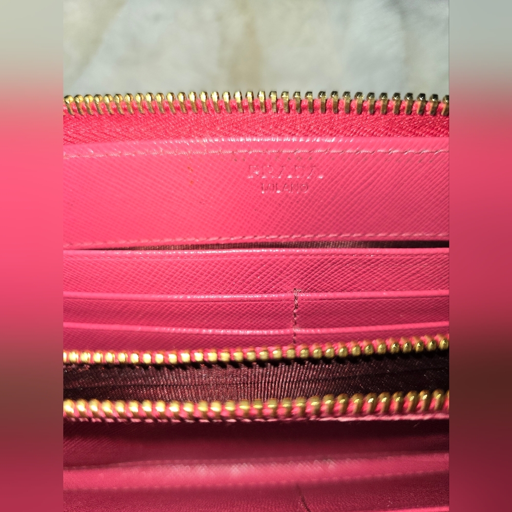 Pink Prada Wallet - image 3